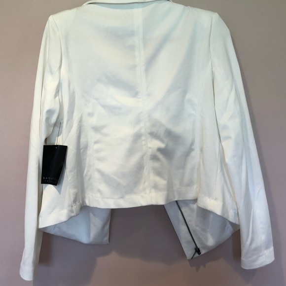 Bagatelle | Ladies M | White Zip Jacket - Picture 7 of 7